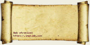 Milena Jakupi vizit kartica